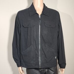 Men's Classic Black Shirt Jacket